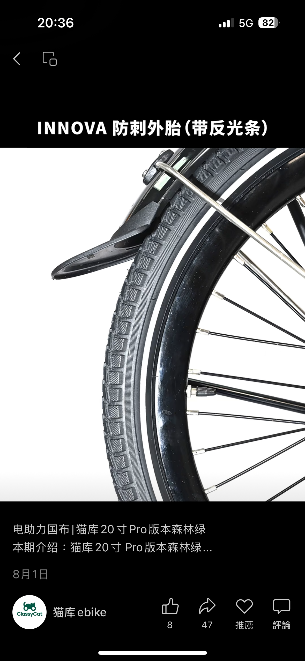 Classycat 20” Travel E-Bike