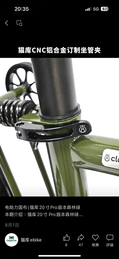 Classycat 20” Travel E-Bike