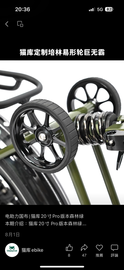 Classycat 20” Travel E-Bike