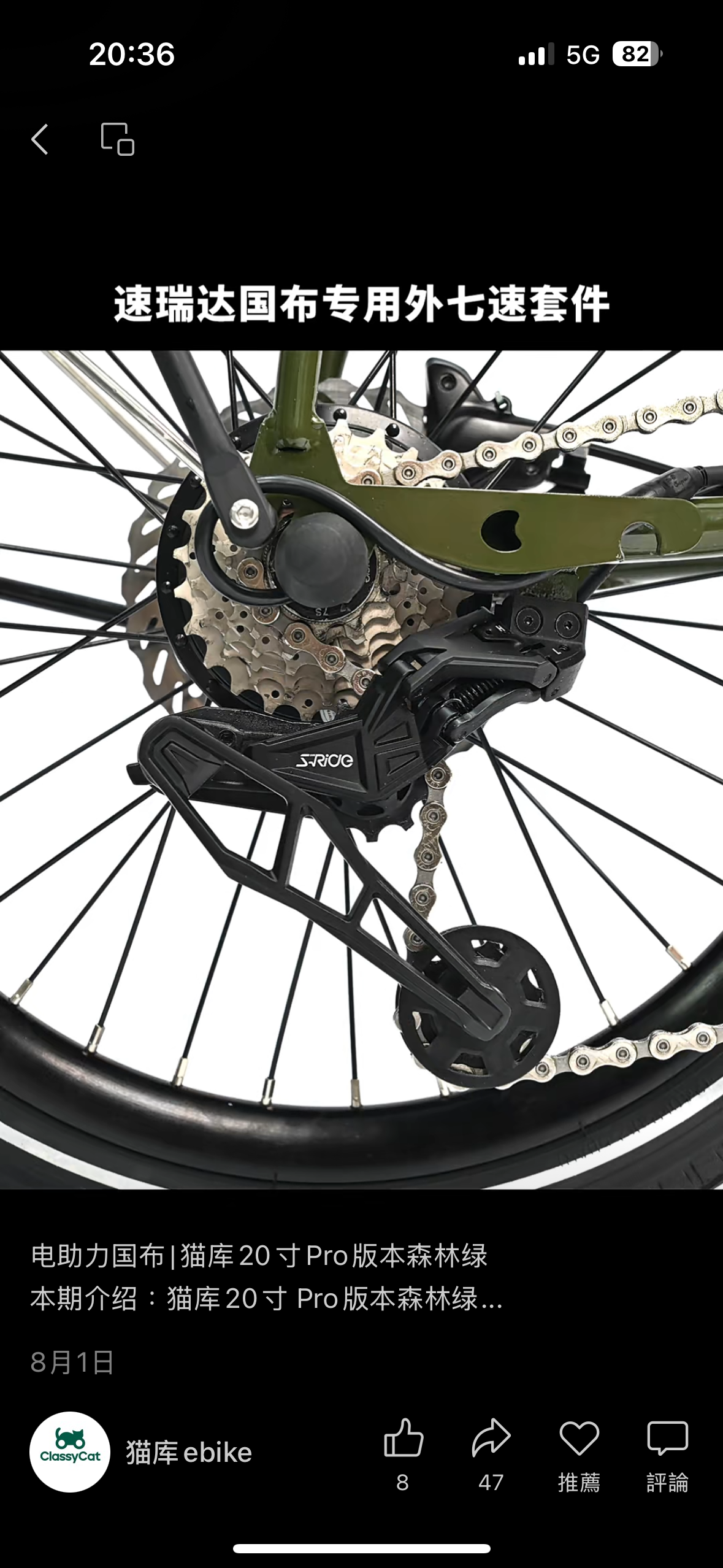 Classycat 20” Travel E-Bike