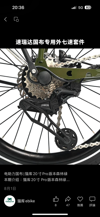 Classycat 20” Travel E-Bike